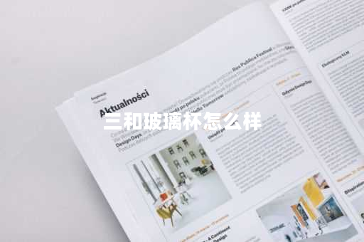 三和玻璃杯怎么样