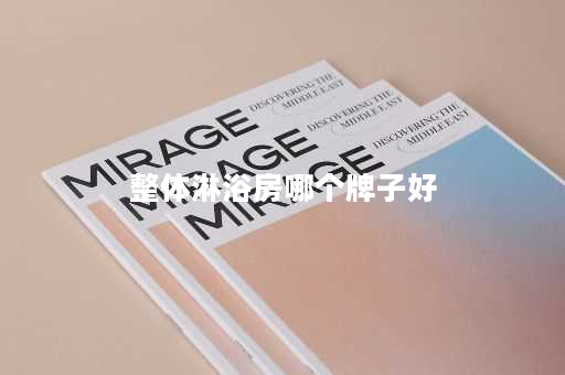 整体淋浴房哪个牌子好