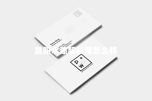晨阳水漆靓彩馨怎么样