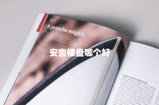 安吉楼盘哪个好